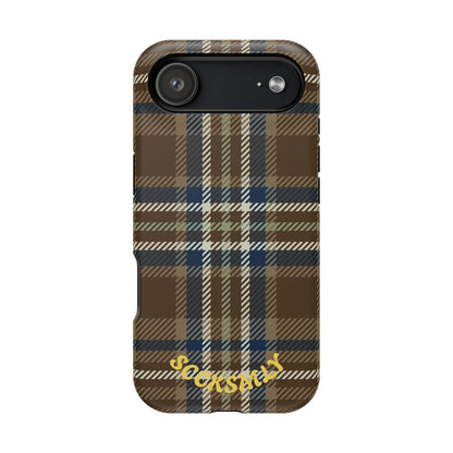 Earth and Sky Plaid Phone Case for Apple