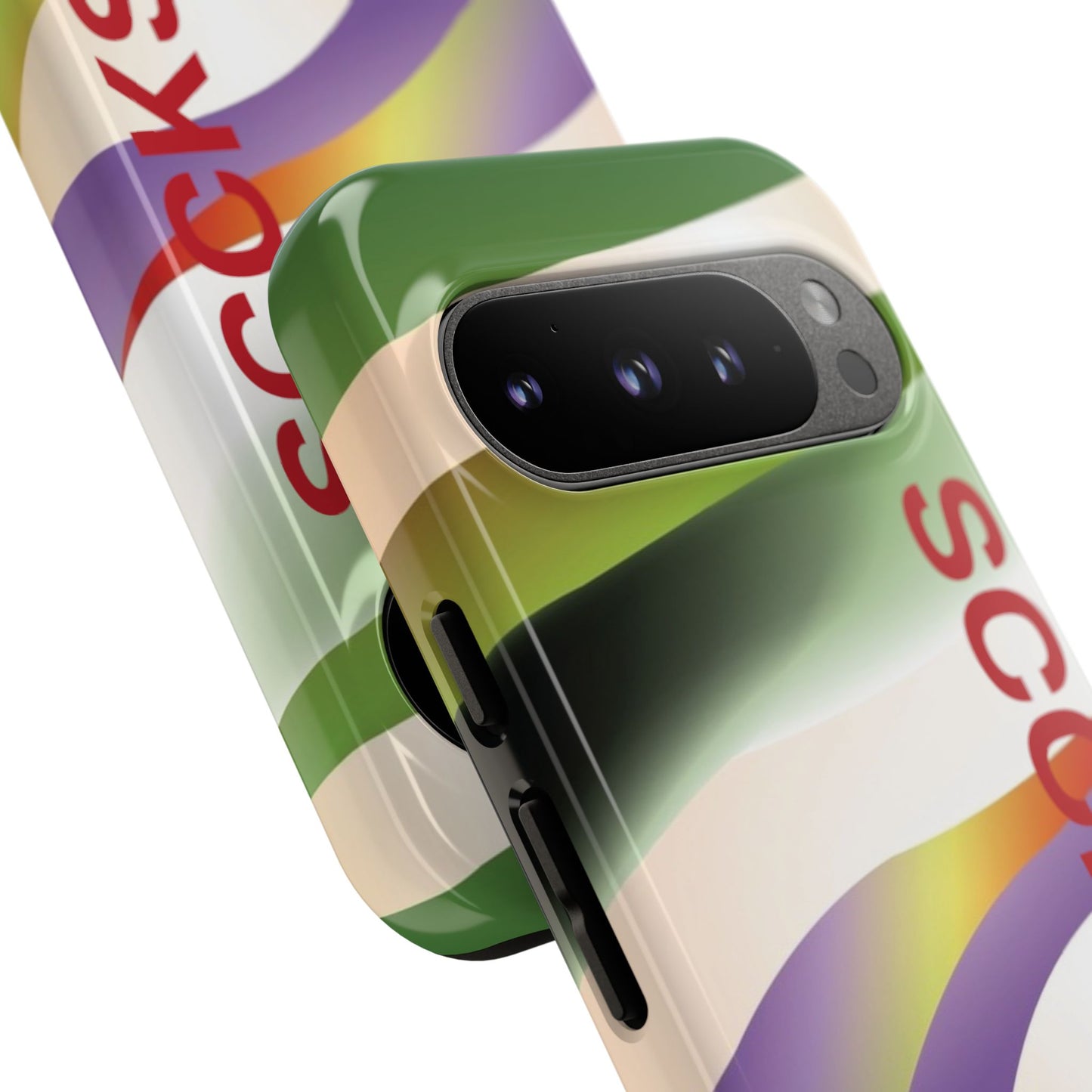 Green Waves Phone Case for Google Pixel