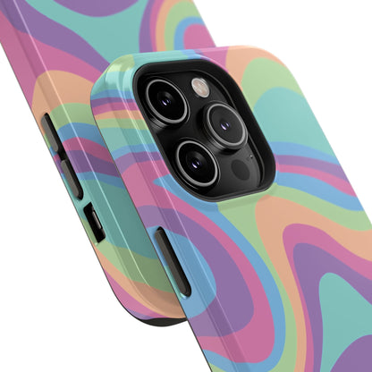 Pastel Swirl Phone Case for Apple