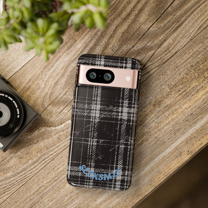 Smoky Grungy Plaid Phone Case for Google Pixel