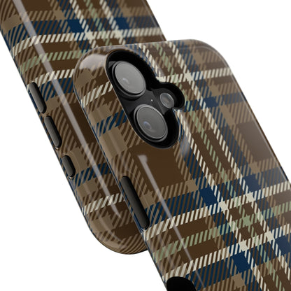 Earth and Sky Plaid Phone Case for Apple