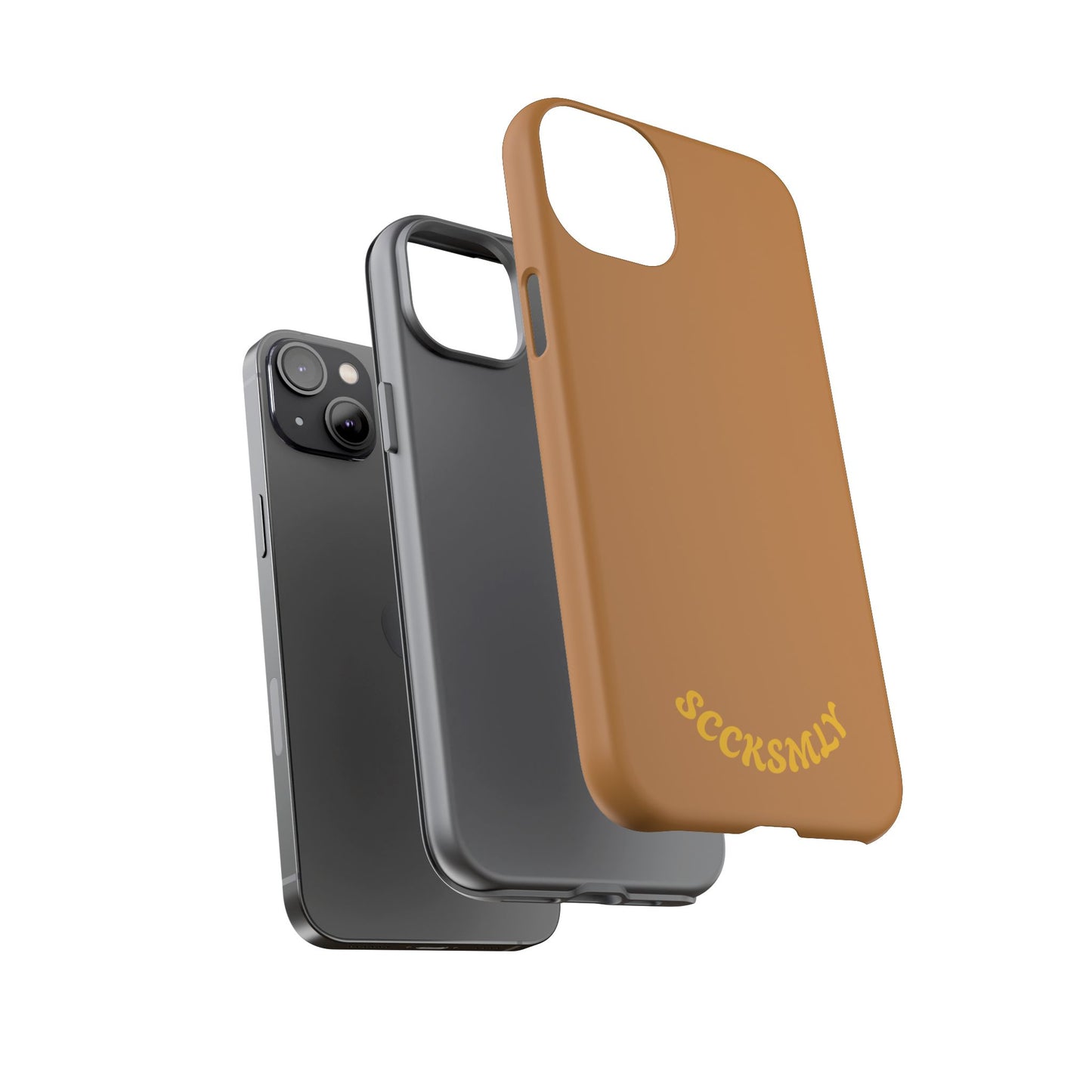 SOLID Spiced Caramel Tough Case for Apple