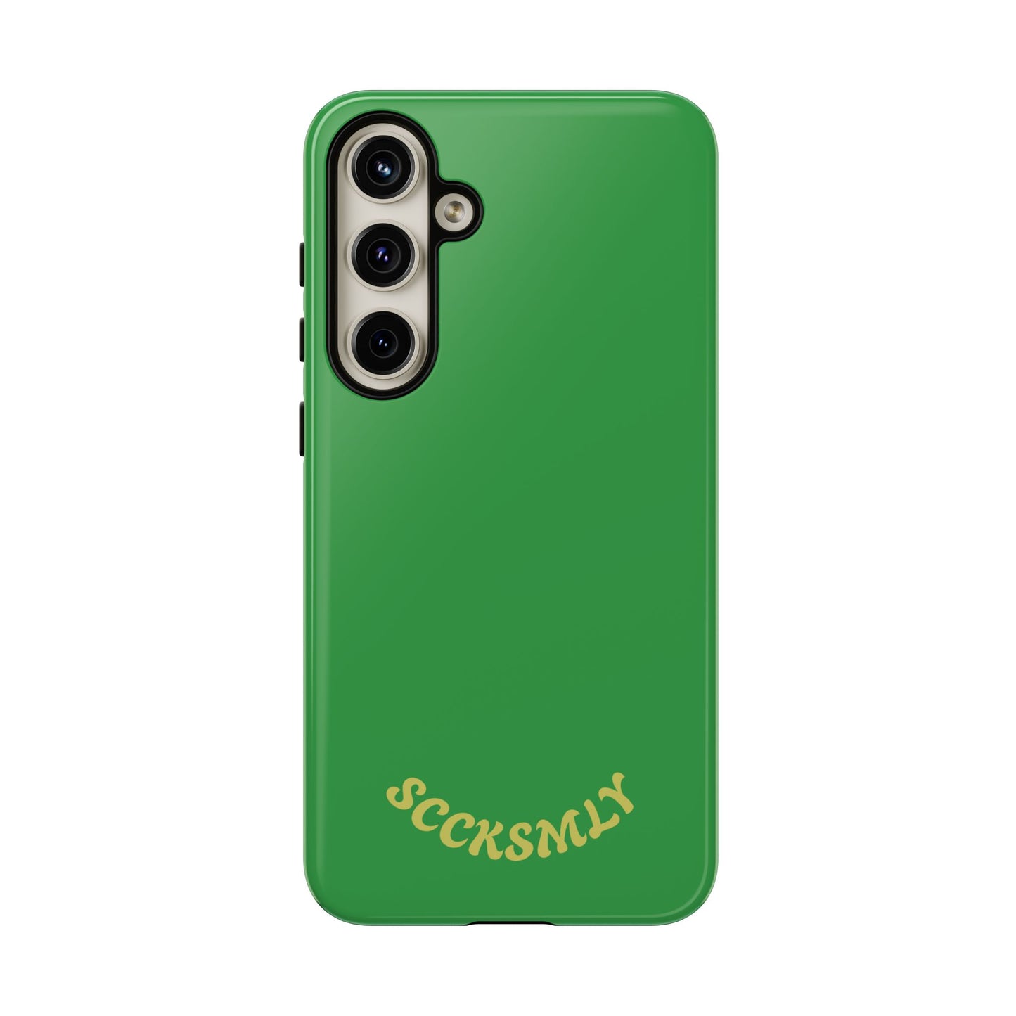 SOLID Green Grin Tough Case for Samsung