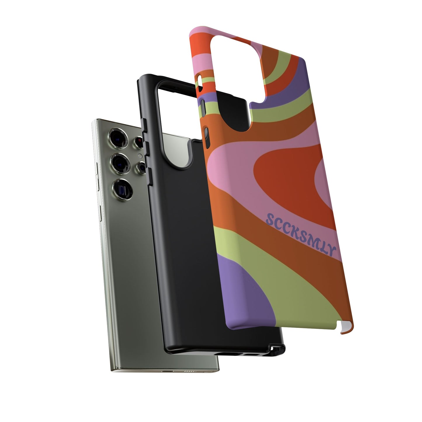 Curvy Swirl Phone Case for Samsung