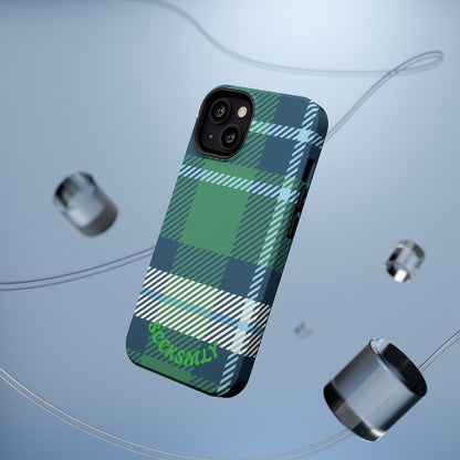 Earth and Sky Plaid Phone Case for Apple