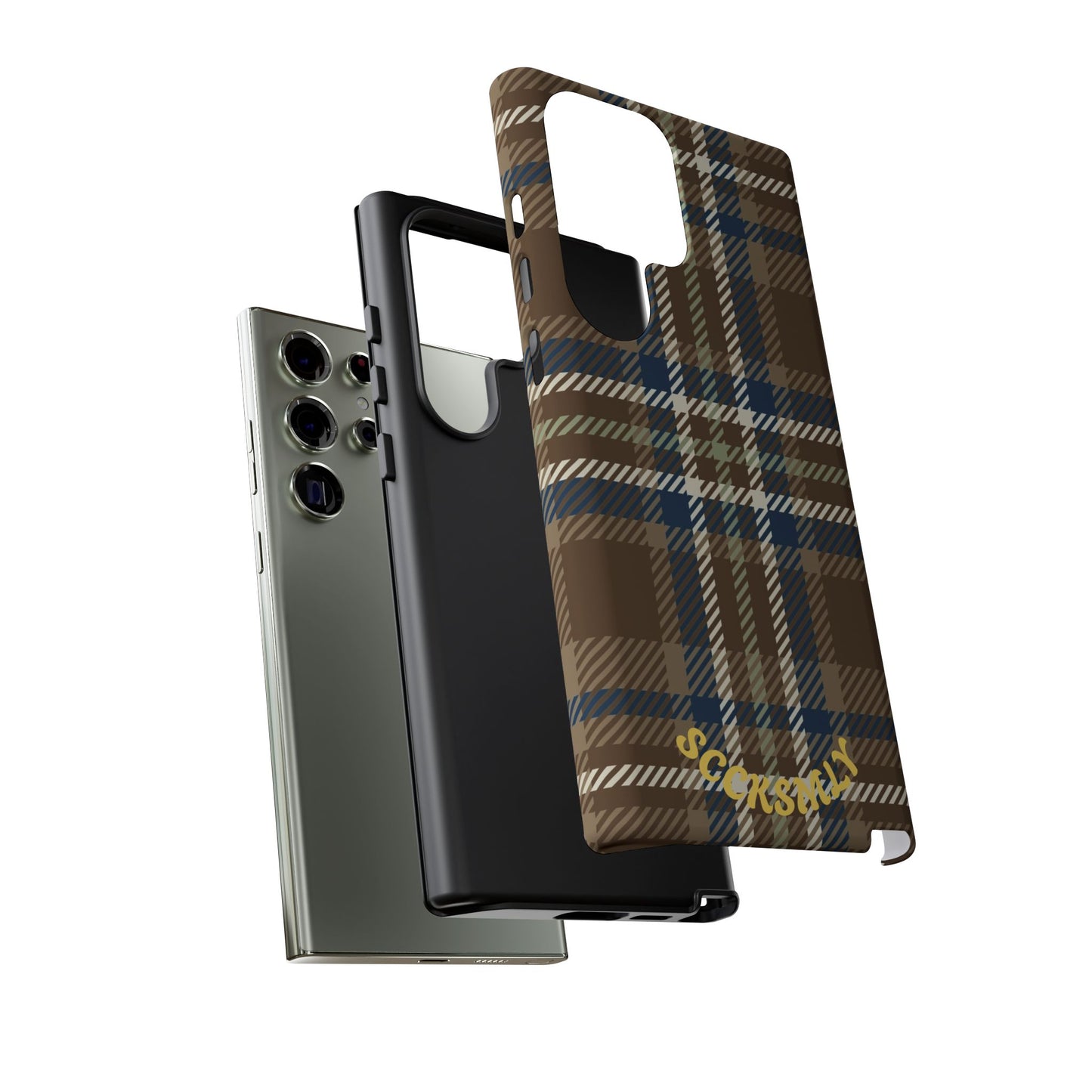 Earth and Sky Plaid Phone Case for Samsung