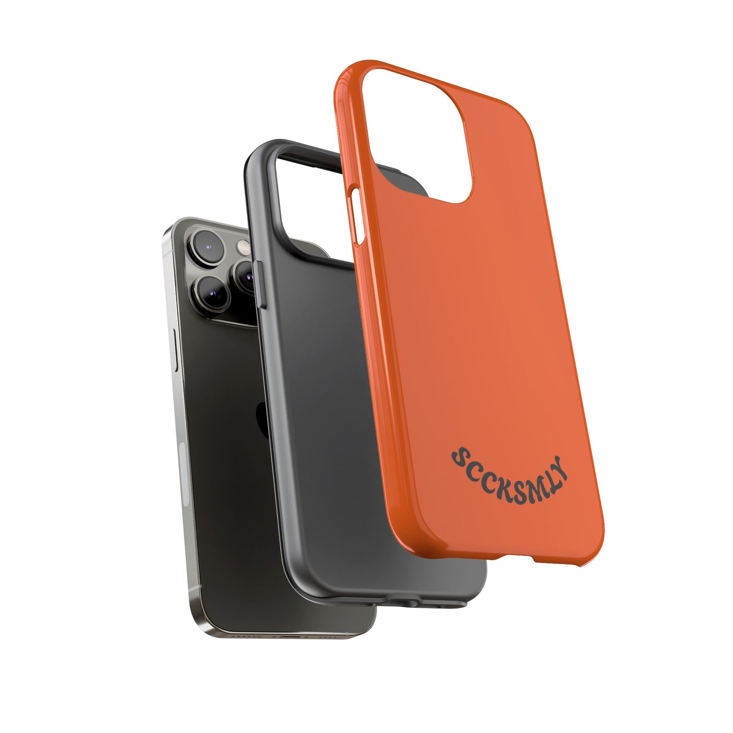 SOLID Tangerine Tough Case for Apple