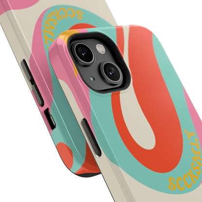 Psychodelic Acid Swirl Phone Case for Apple