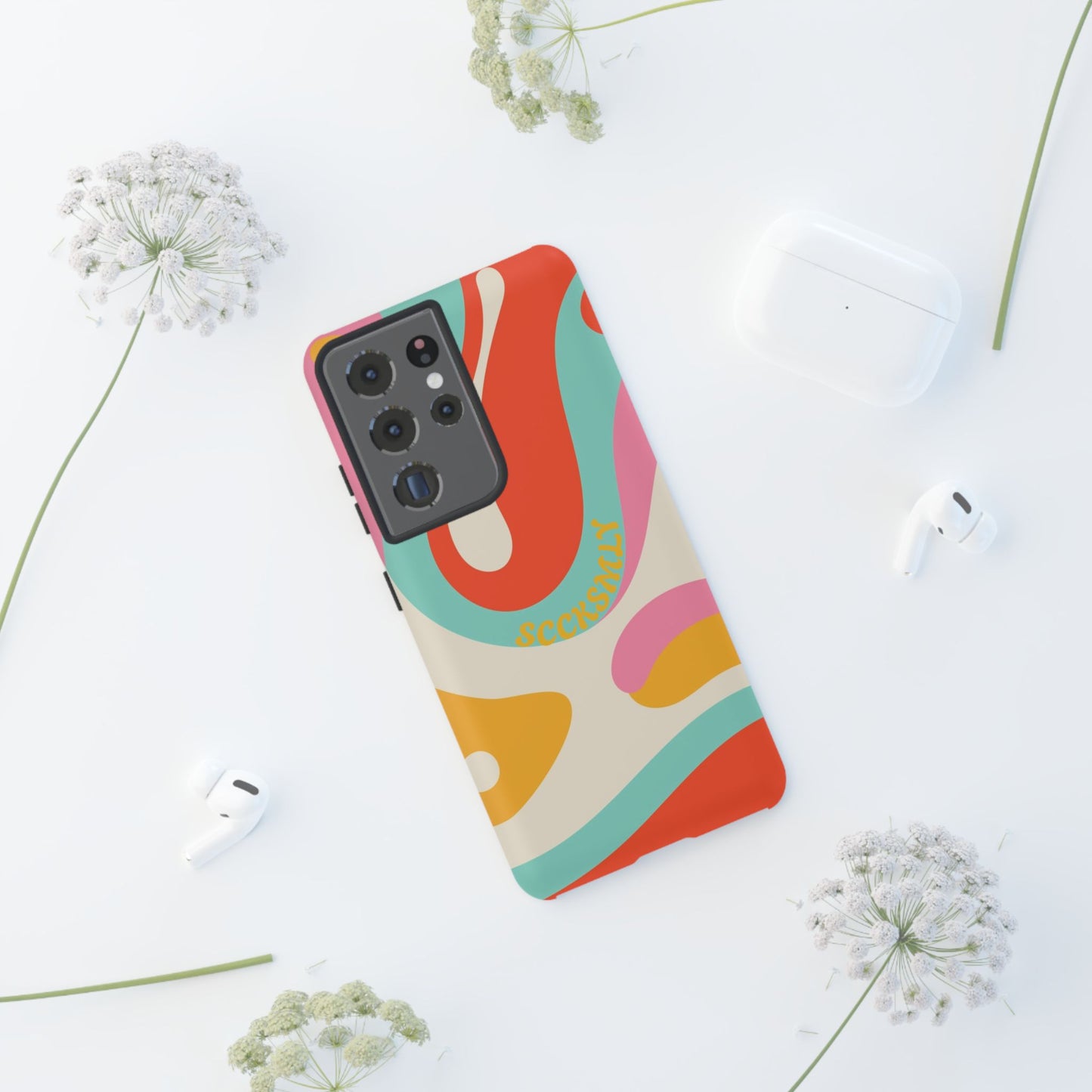 Psychodelic Acid Swirl Phone Case for Samsung