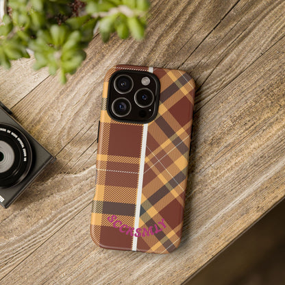 Autumn Plaid Phone Case for Apple