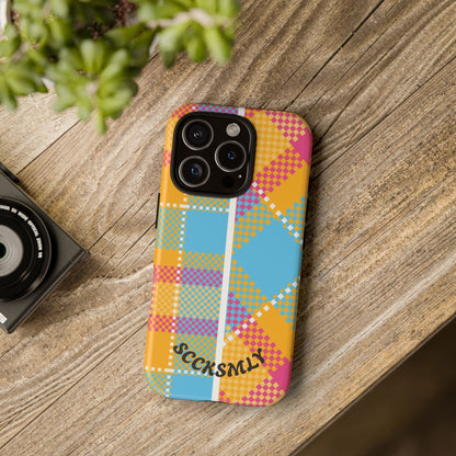 Pattern Punch Phone Case for Apple