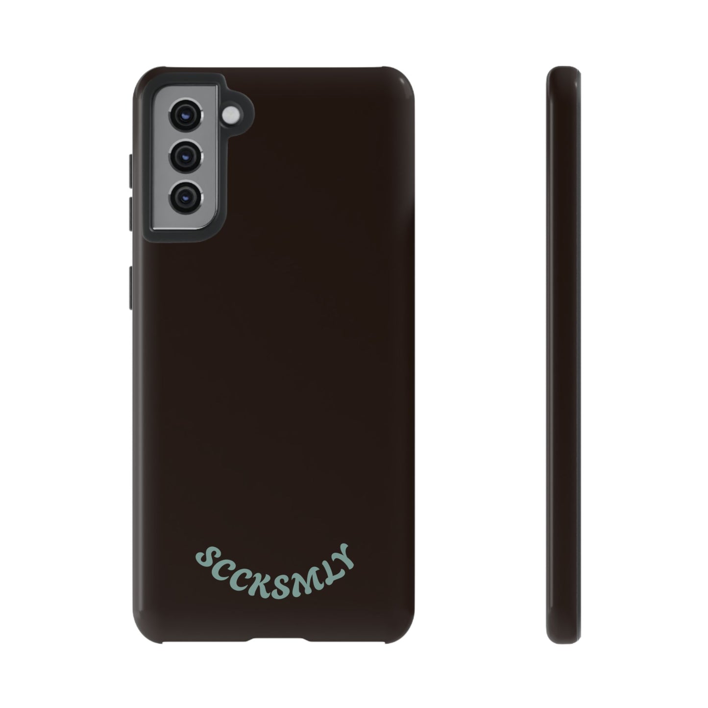 SOLID Espresso Mint Tough Phone Case for Samsung