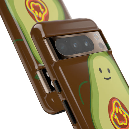 Playful Vegan Avocado Phone Case for Google Pixel