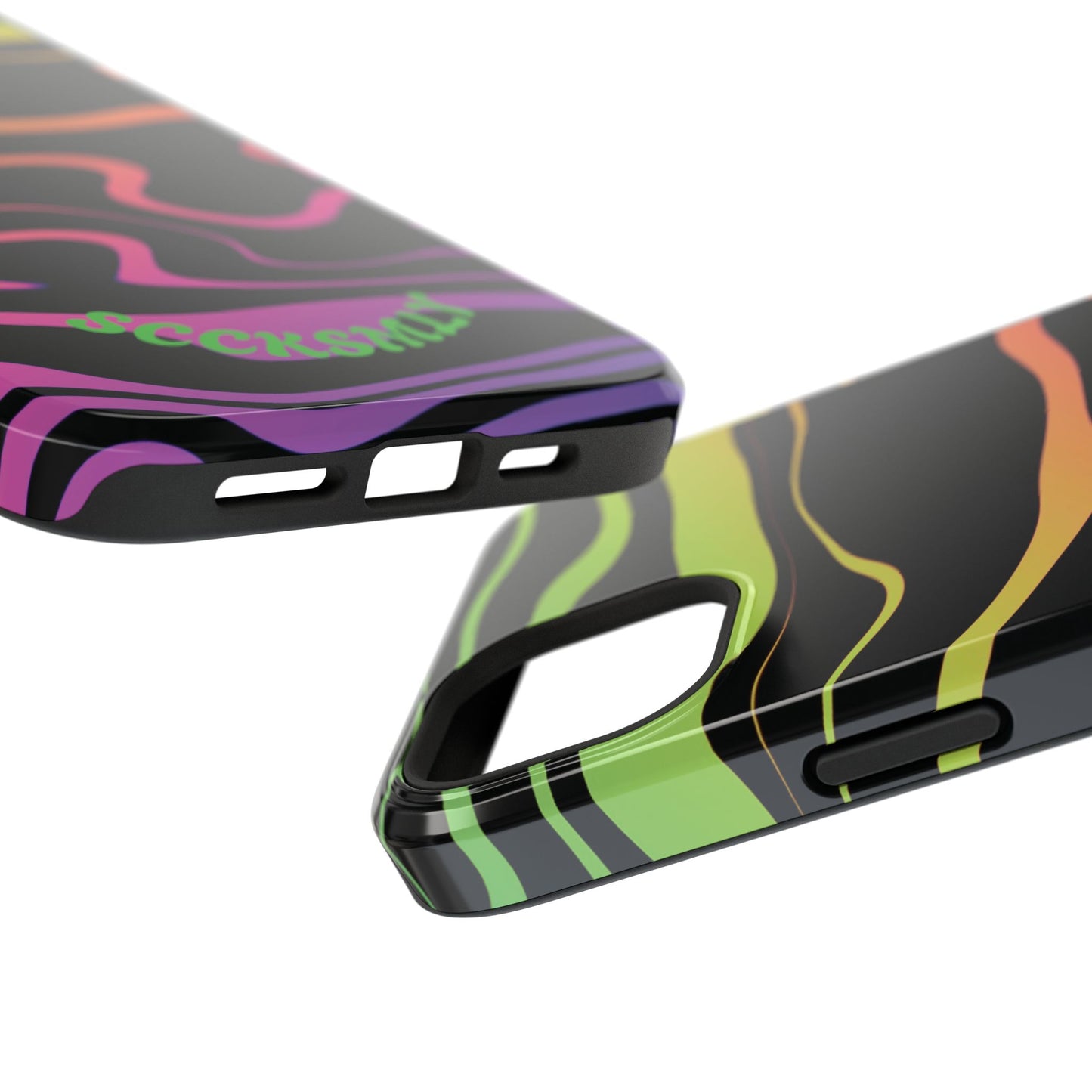 Dark Rainbow Phone Case for Apple