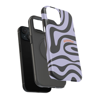 Purple Swirl Phone Case for Apple