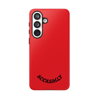 SOLID Screaming Red Tough Case for Samsung