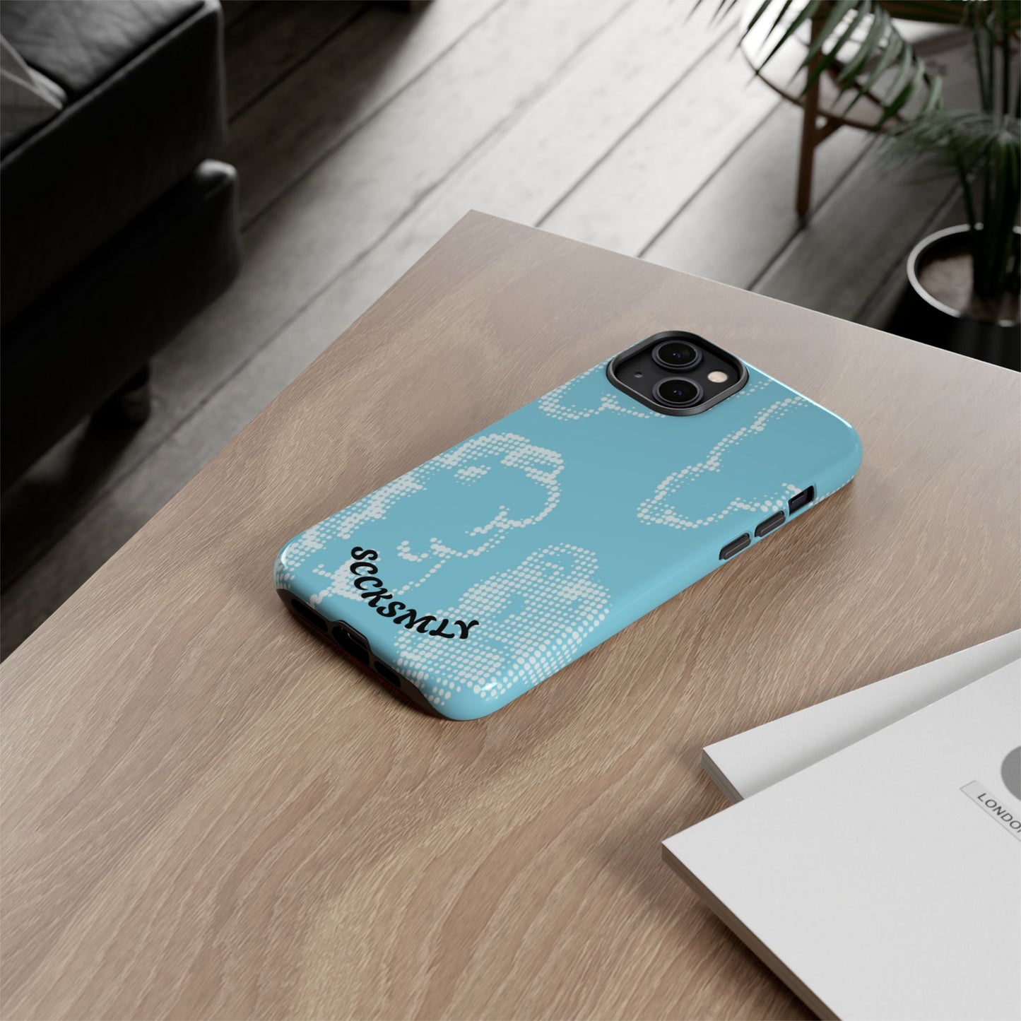 Comic Dot Sky Tough Phone Case for Apple