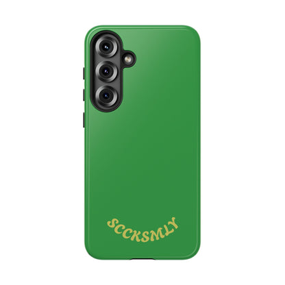 SOLID Green Grin Tough Case for Samsung