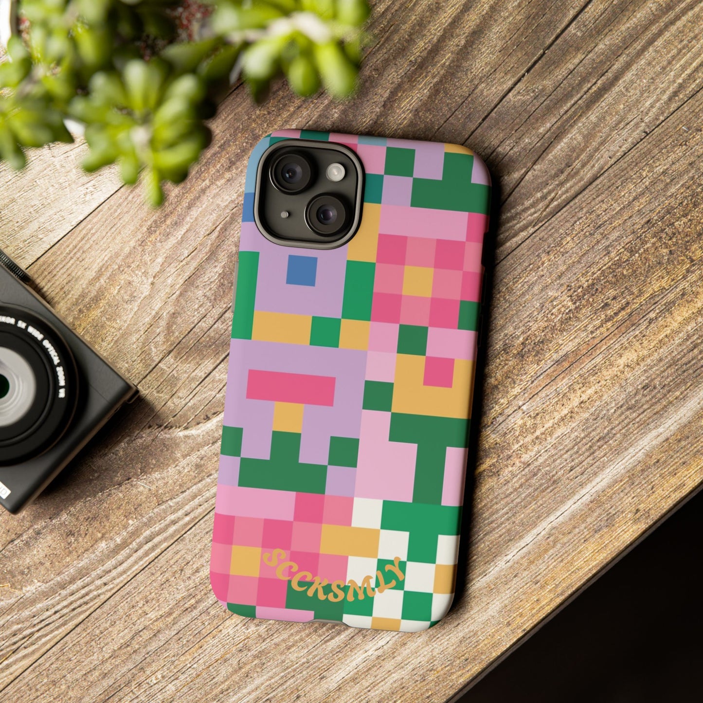 Pixel Garden Tough Phone Case for Apple