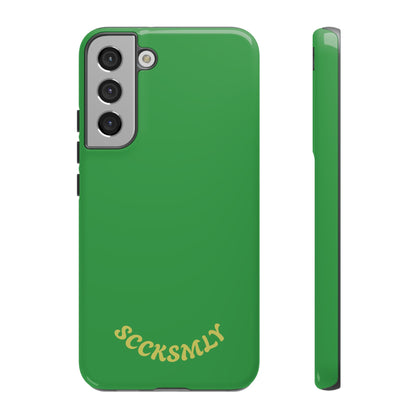 SOLID Green Grin Tough Case for Samsung