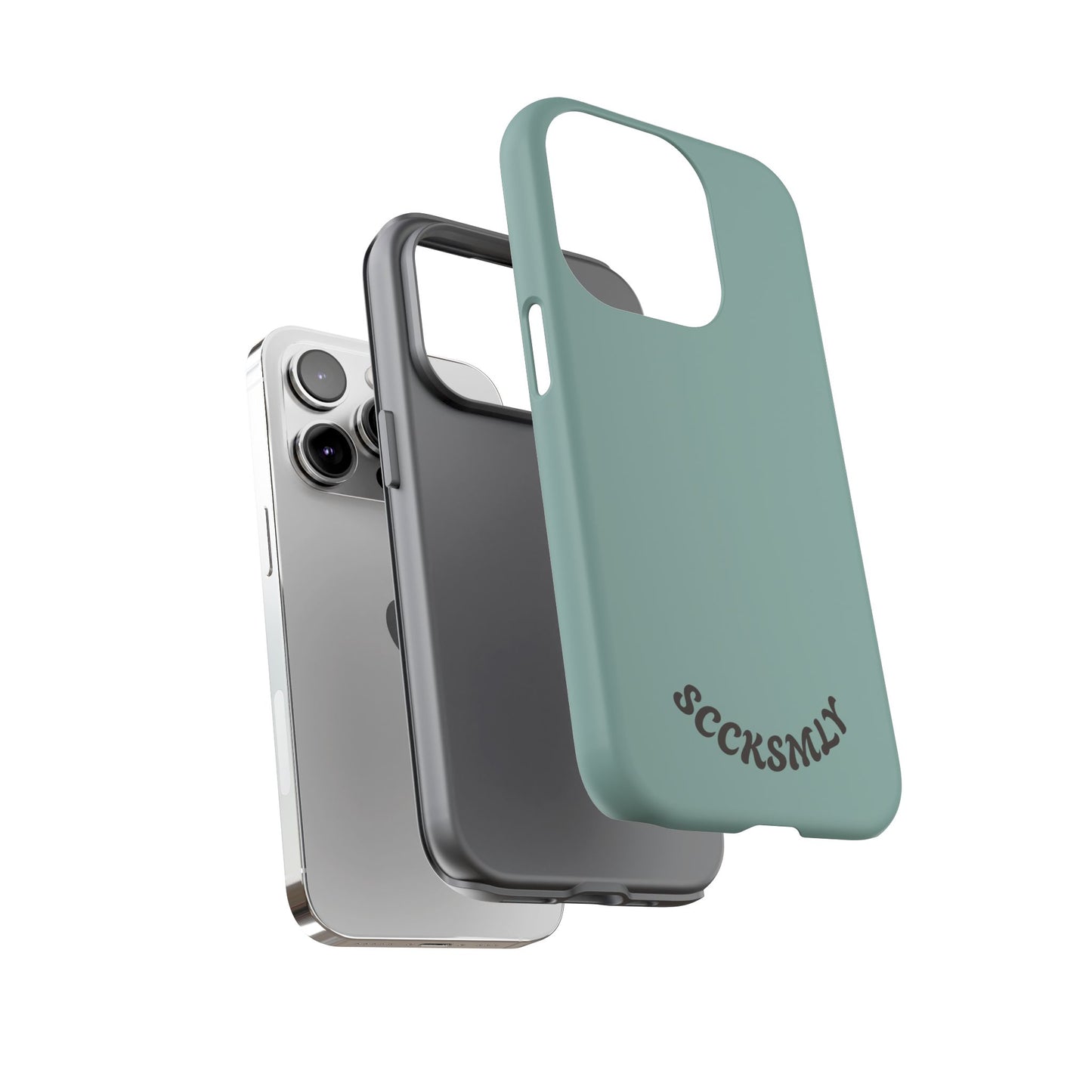 SOLID Fudge Mint Crunch Tough Phone Case for Apple