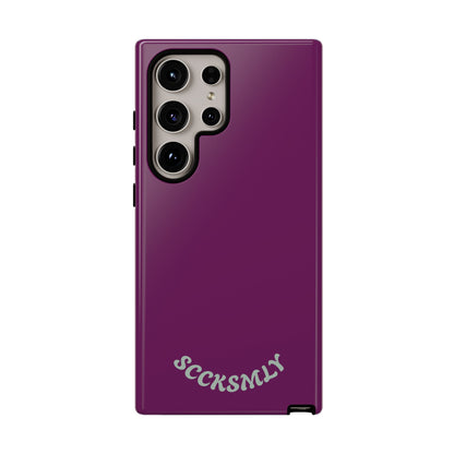 SOLID Amethyst Matte Tough Phone Case for Samsung