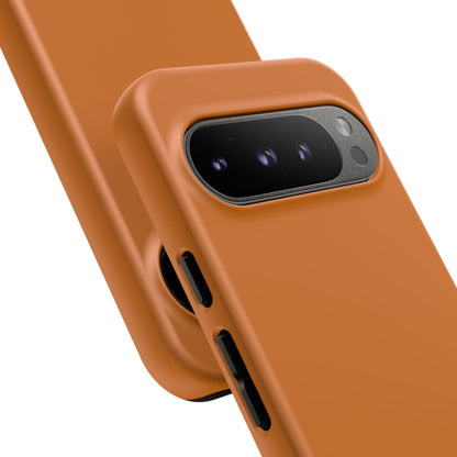 SOLID Terracotta Coal Tough Case for Google Pixel