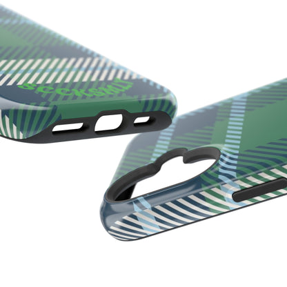 Earth and Sky Plaid Phone Case for Apple
