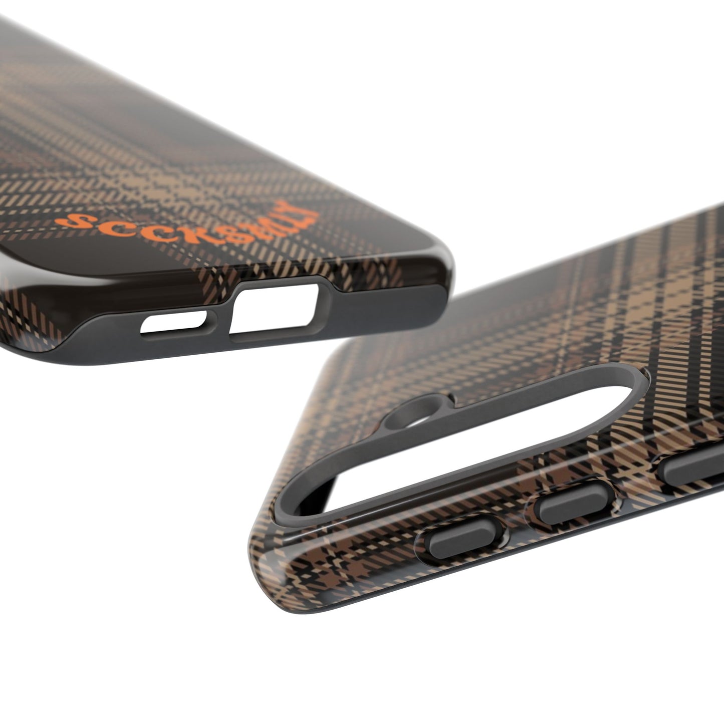 Brown Bread Plaid Tough Phone Case Samsung