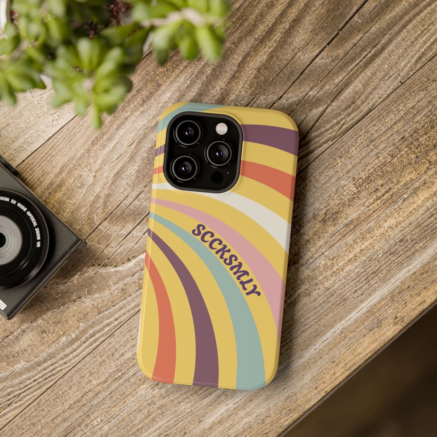 Vintage Groove Phone Case for Apple