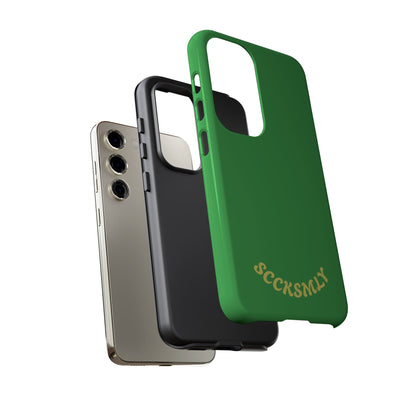 SOLID Green Grin Tough Case for Samsung