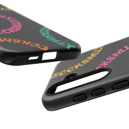 Y2K Wavy Script Tough Case for Samsung