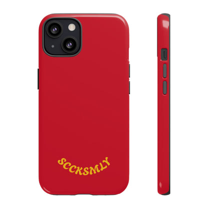 SOLID Calm Cherry Tough Case for Apple