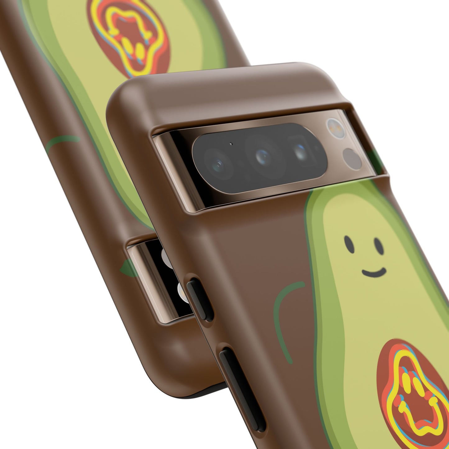 Playful Vegan Avocado Phone Case for Google Pixel