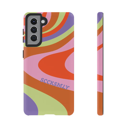 Curvy Swirl Phone Case for Samsung