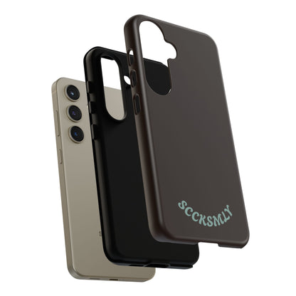 SOLID Espresso Mint Tough Phone Case for Samsung