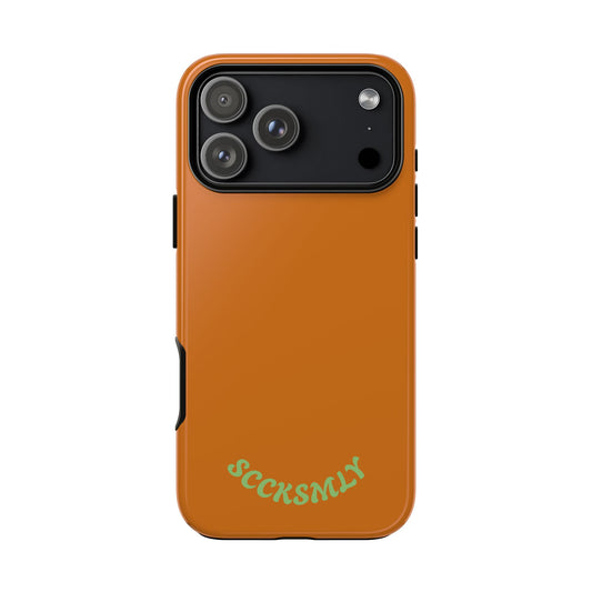 SOLID Terracotta Caoal Tough Case for Apple