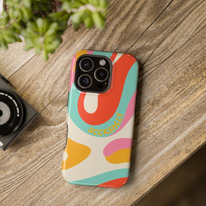Psychodelic Acid Swirl Phone Case for Apple