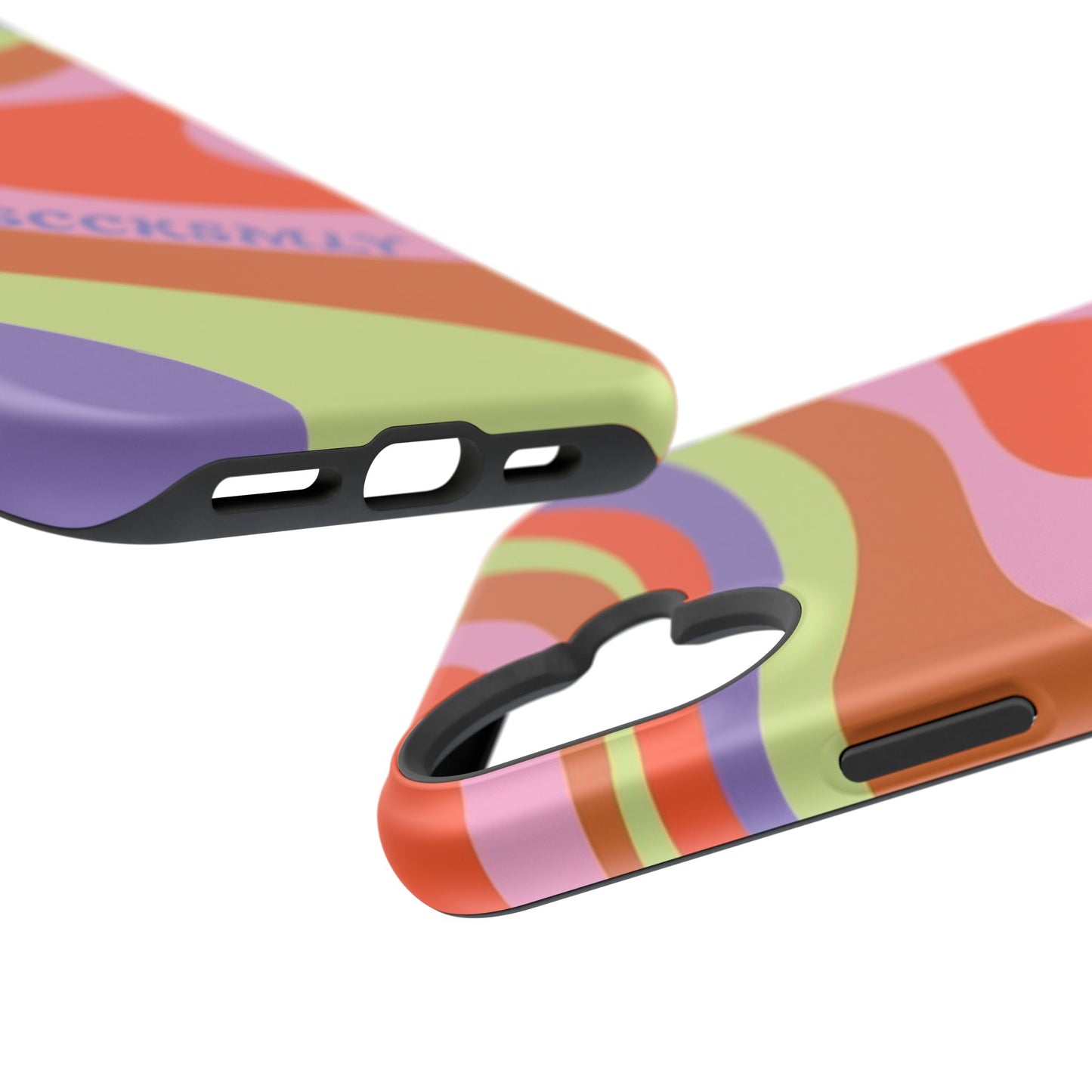 Curvy Swirl Phone Case for "IOS or Apple"