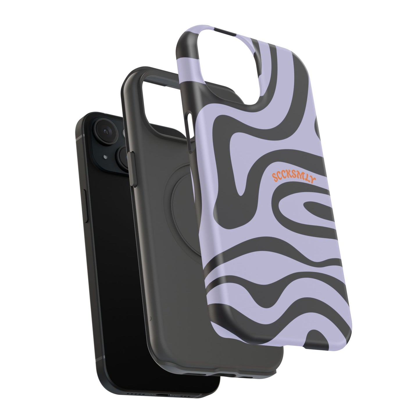 Purple Swirl Phone Case for "IOS or Apple"