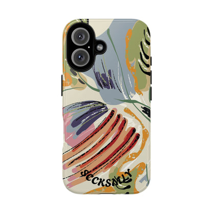 Botanical Strokes Palette Tough Phone Case for Apple