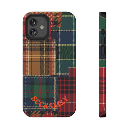 Heritage Hues Patchwork Tough Phone Case for Apple