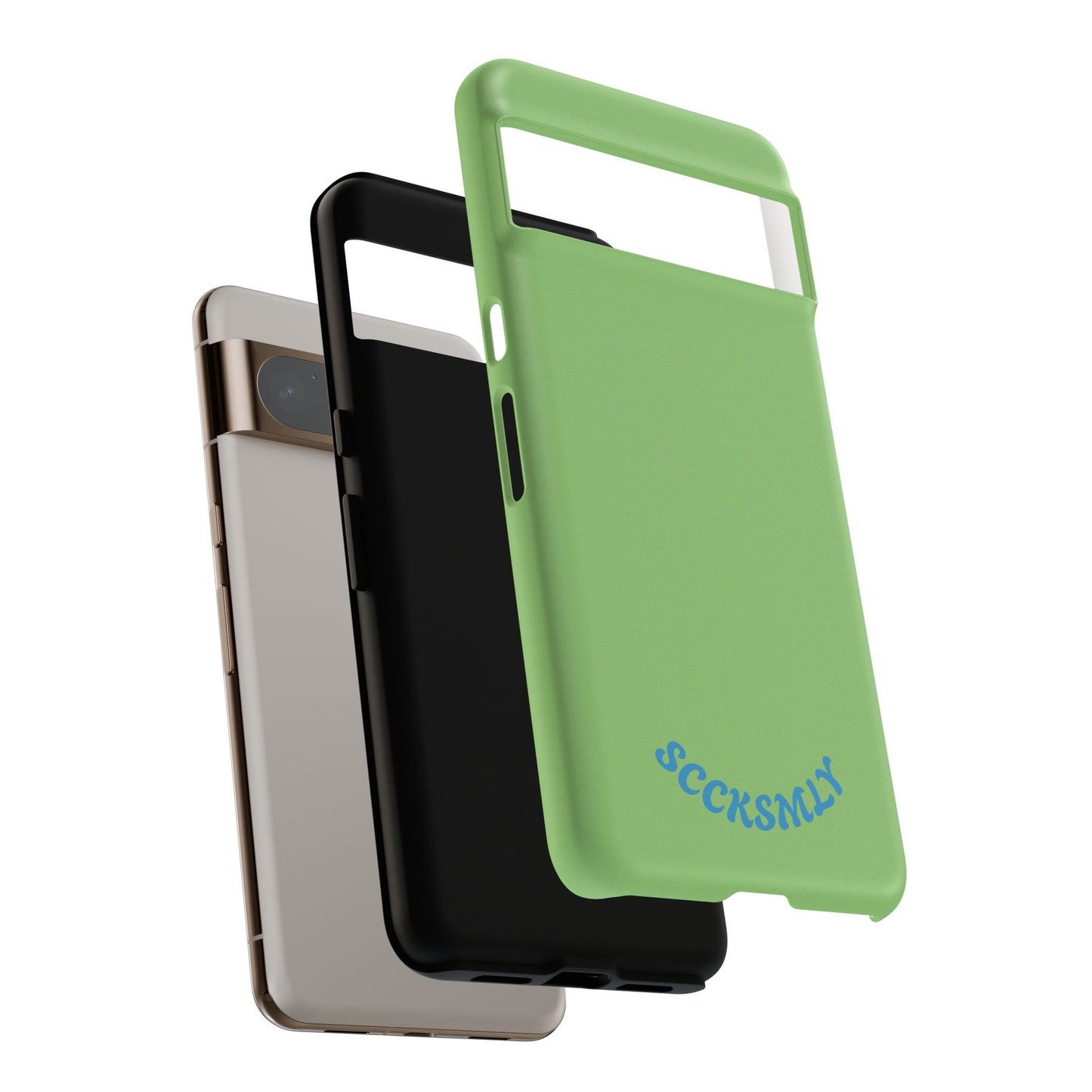 SOLID Sour Lime Tough Case for Google Pixel