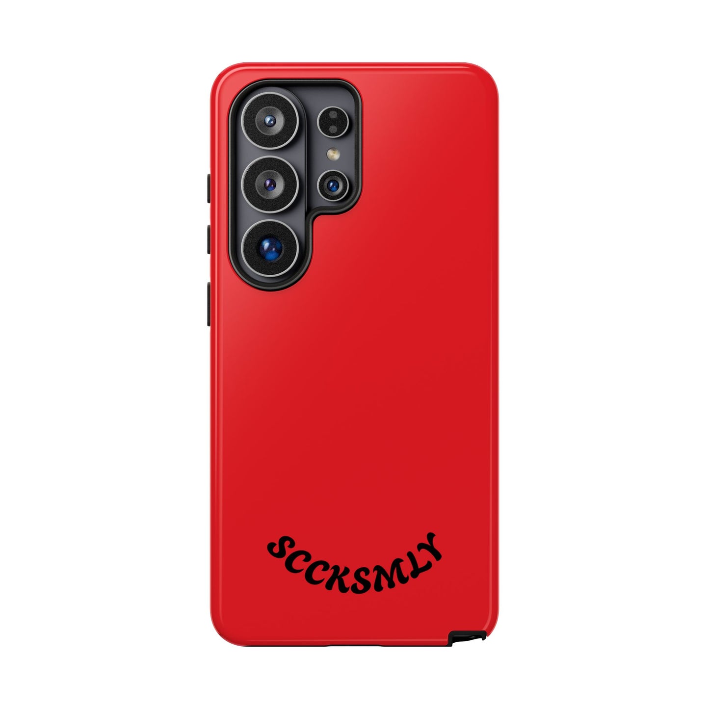SOLID Screaming Red Tough Case for Samsung