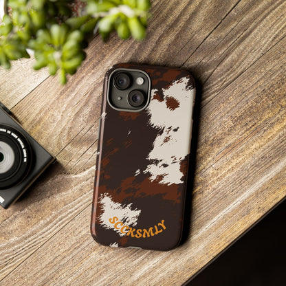 Sooo Cowboy Orange Tough Phone Case for Apple