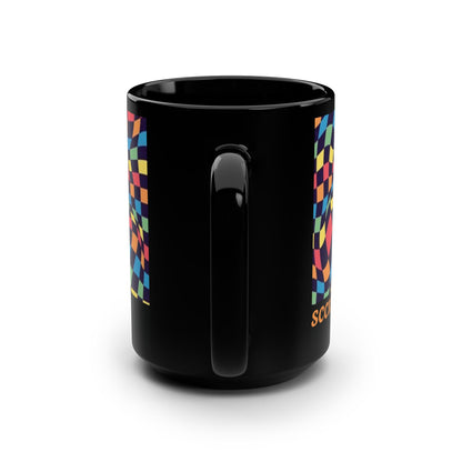 Mug The Melting Grid 15 oz - Black