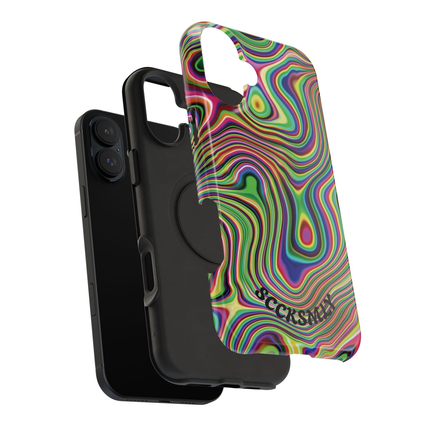 Acid Swirl Phone Case for Apple
