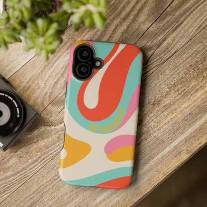 Psychodelic Acid Swirl Phone Case for Apple