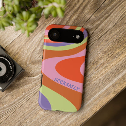 Curvy Swirl Phone Case for Apple
