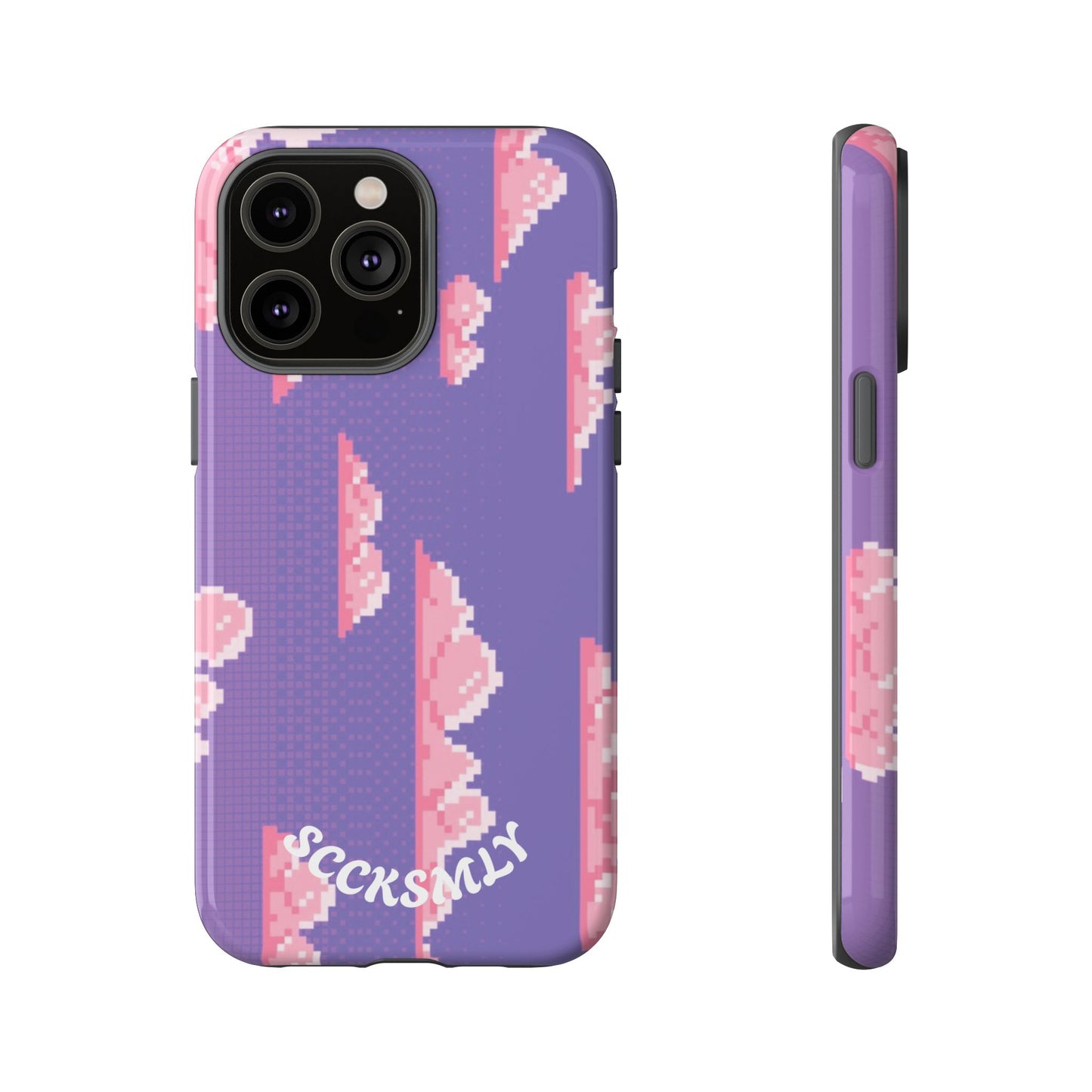 Purple Cotton Candy Sky Tough Phone Case for Apple